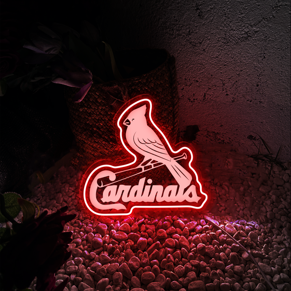 St. Louis Cardinals Baseball Laser Sign