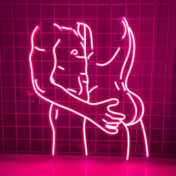 Gay Couple Neon Sign LGBTQ Bar Pub Sign Decoration