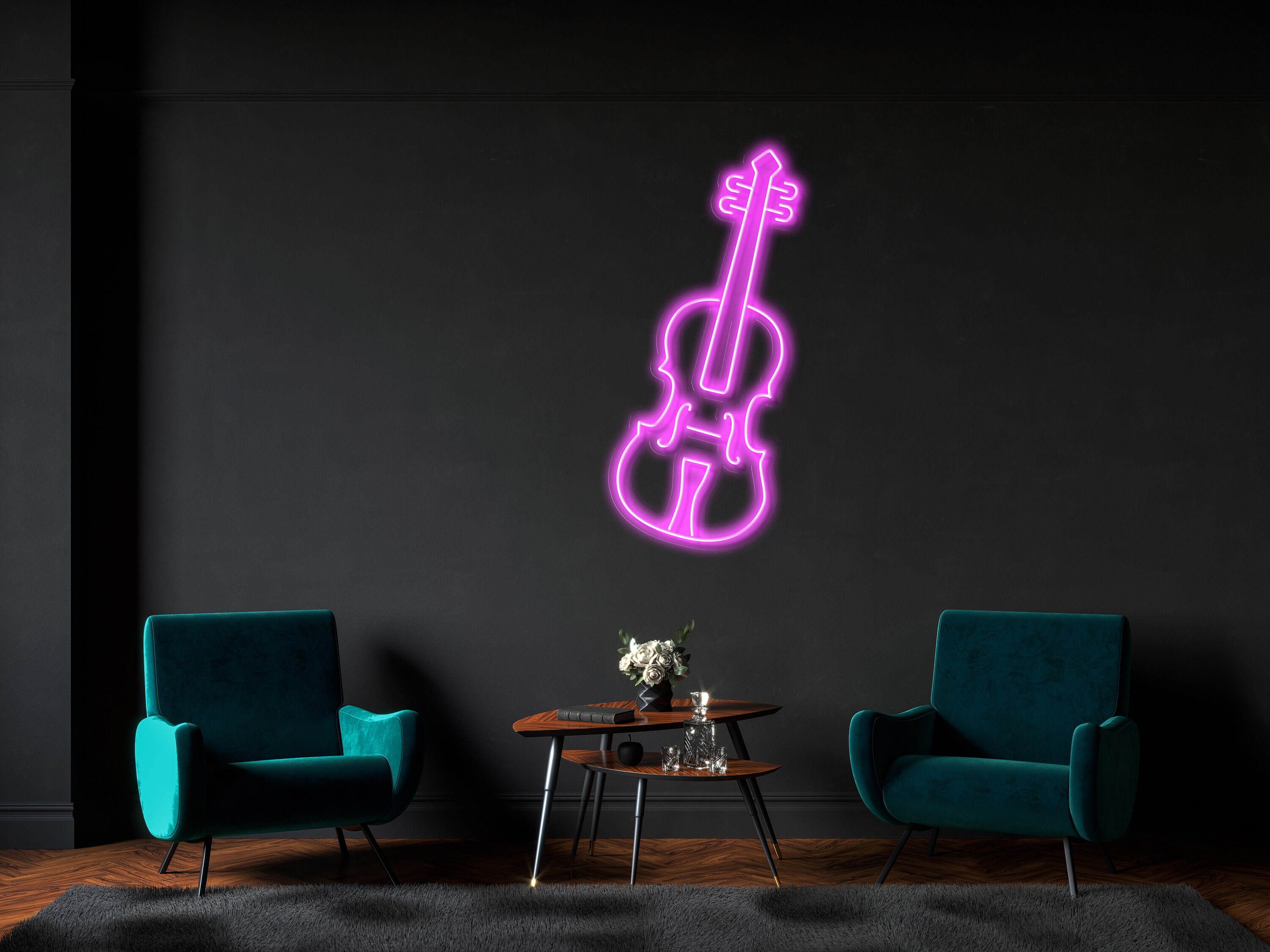 Violin Neon Signs