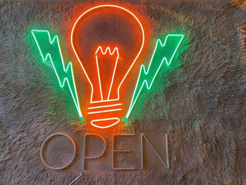 Open Welcome Sign Neon Sign for shop Bar Pub Decor