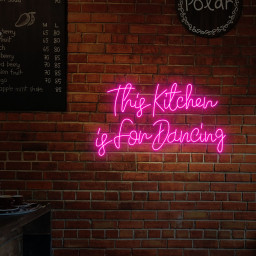 This Kitchen Is For Dancing Neon Sign