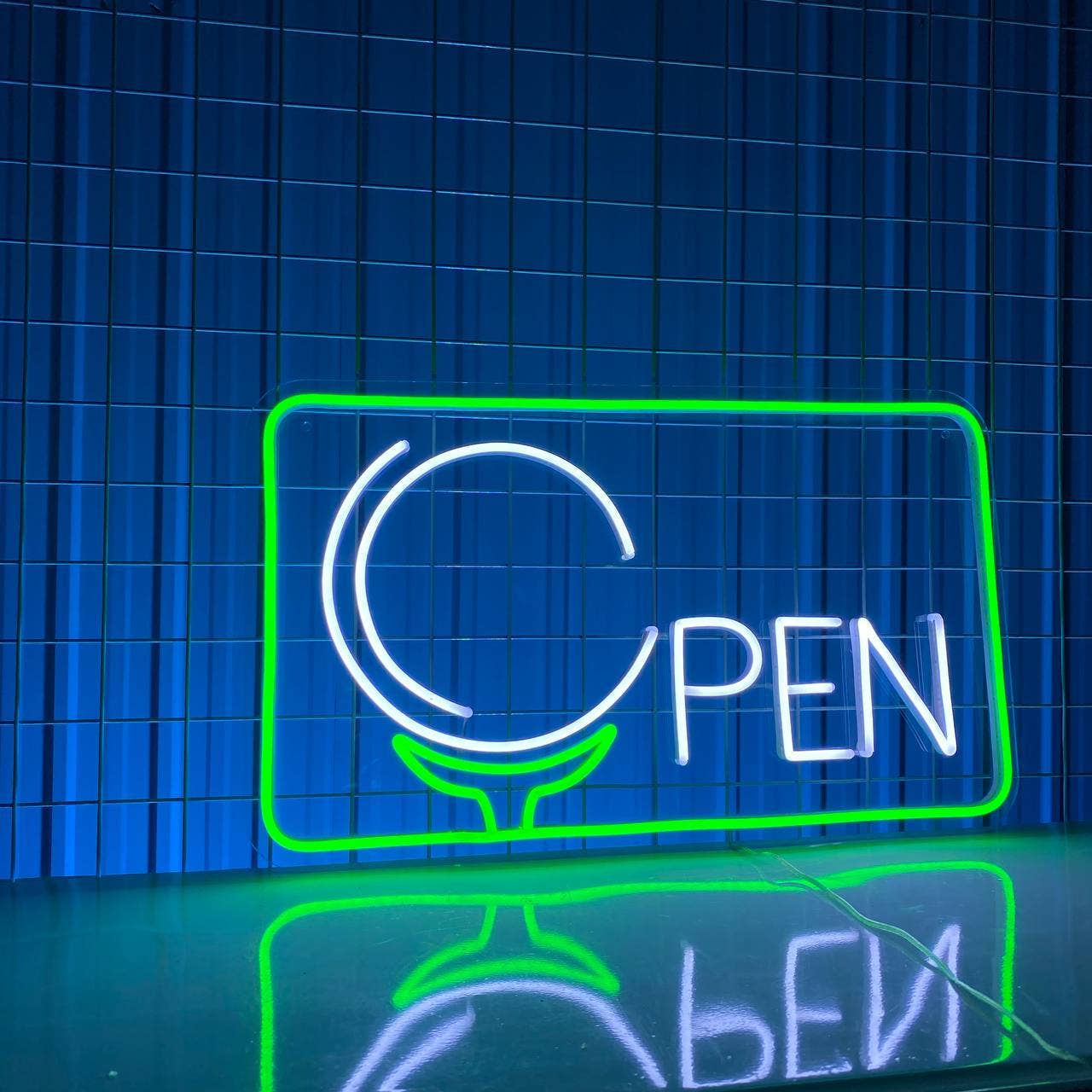 Golf Welcome sign Open Golf Neon signboard