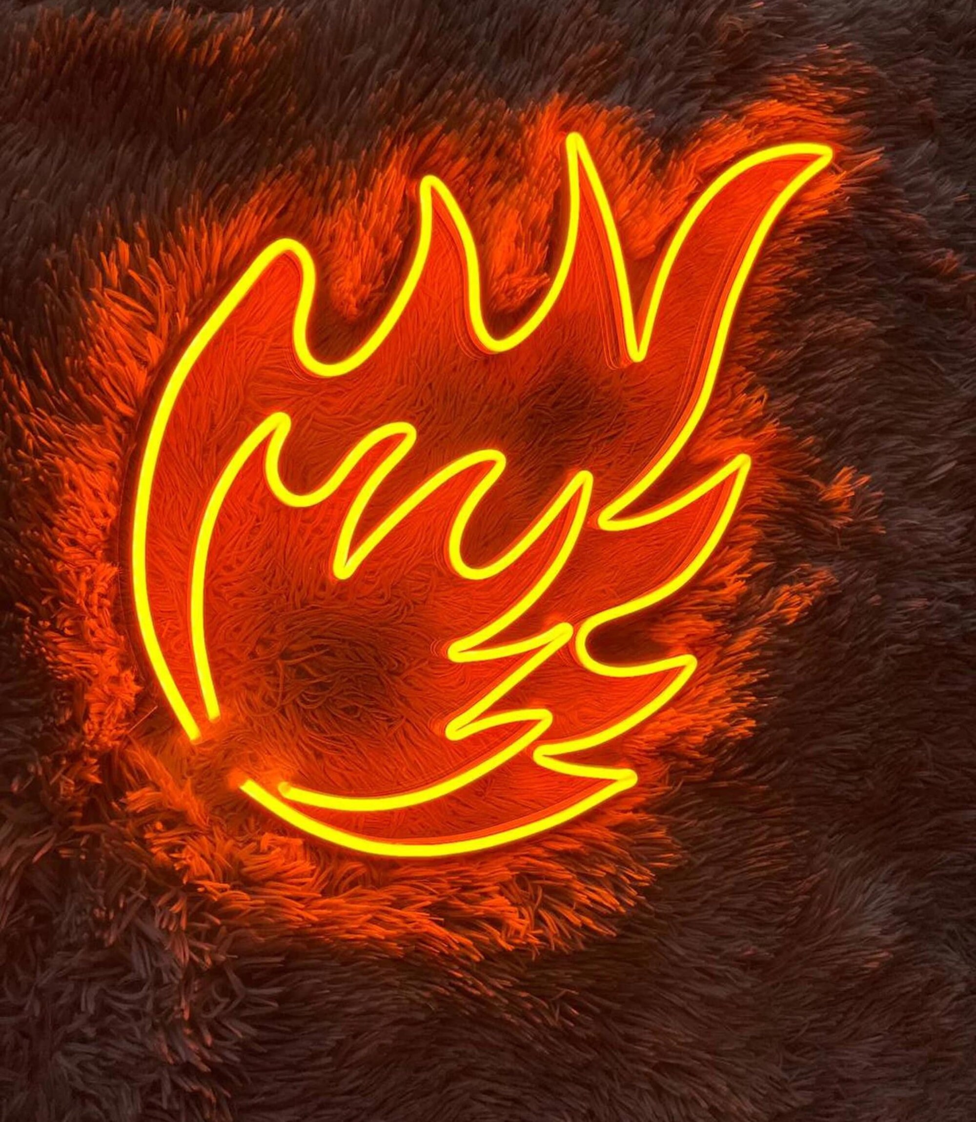 Fire Neon Signs Neon Lights Sign For Wall