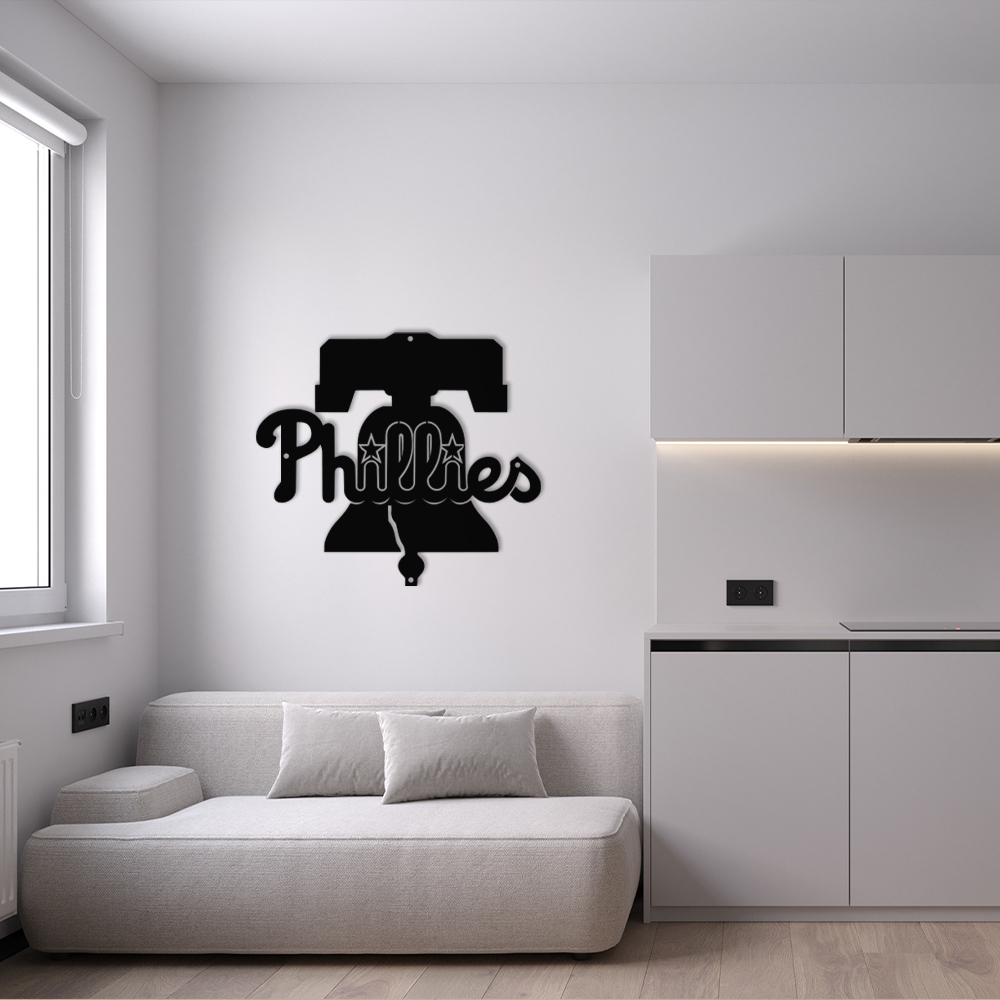 Philadelphia Phillies Baseball Metal Sign