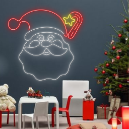 Santa Claus Neon Sign Christmas Long-lasting Lights Decor