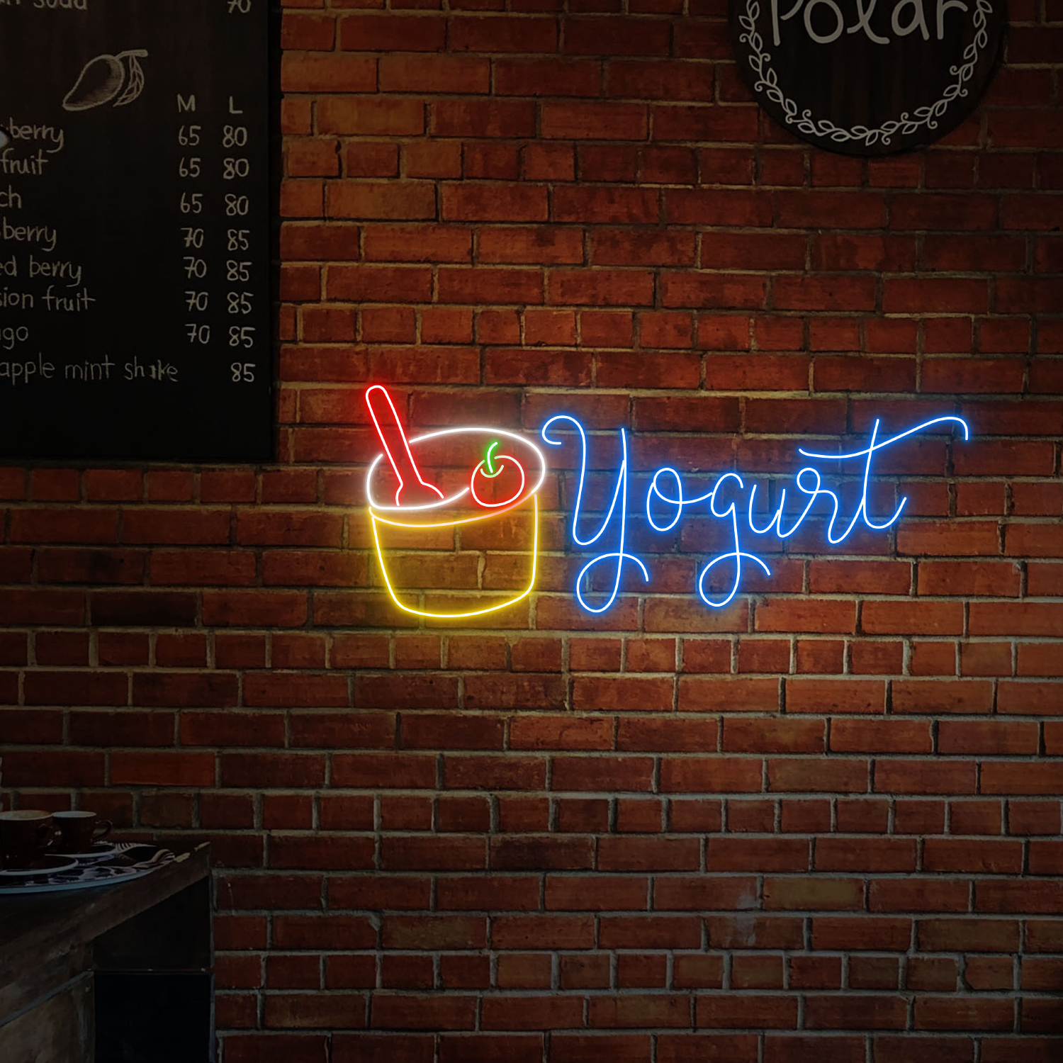 Yogurt Neon Sign Restaurant Wall Art Decor