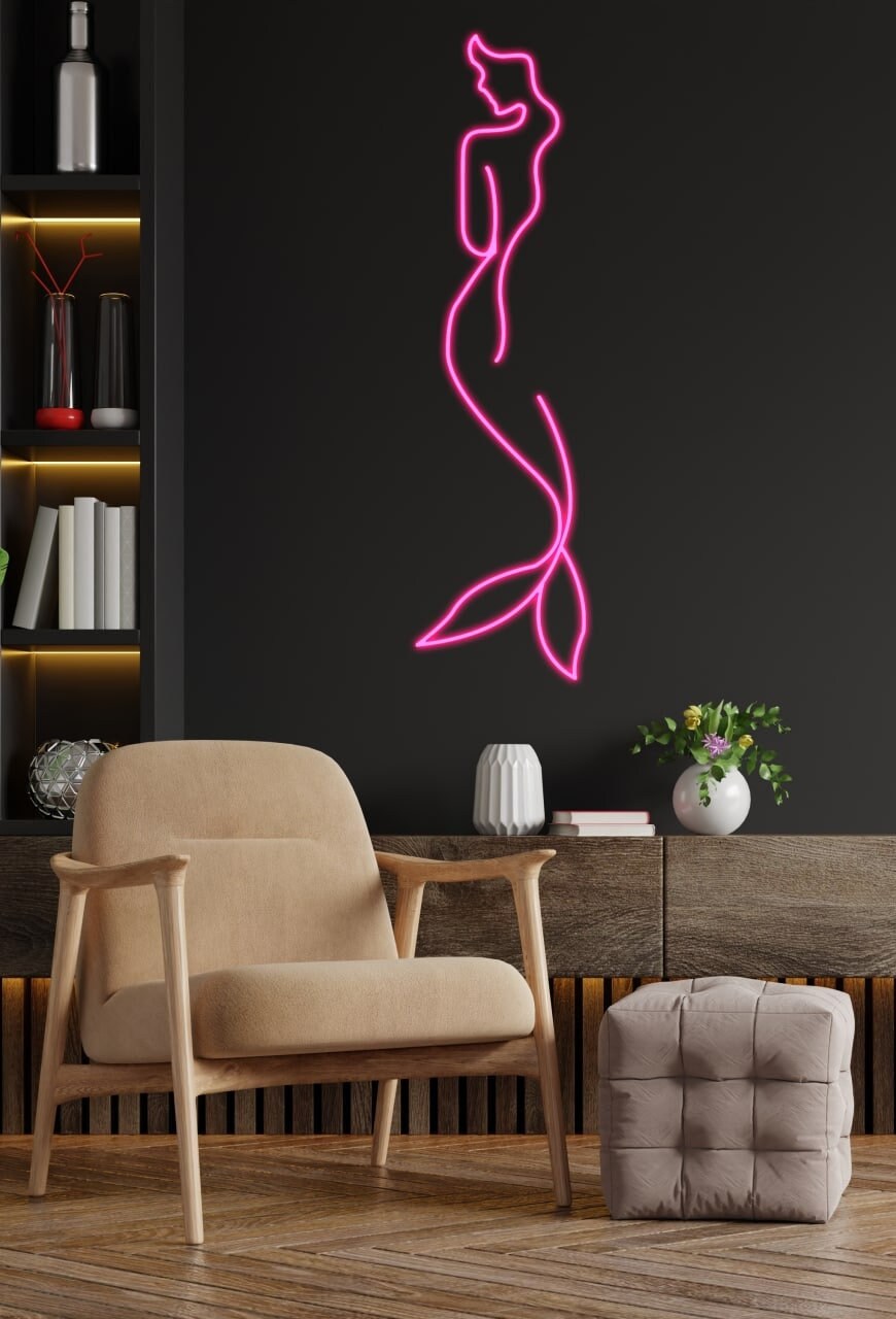 Mermaid Neon Led Signs Neon Lights For Wall