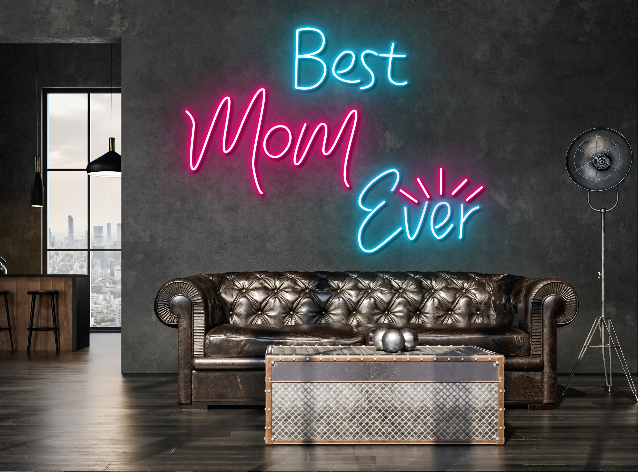 Best Mom Ever Mother's Day Neon Sign