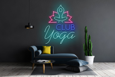 Yoga Club Neon Sign