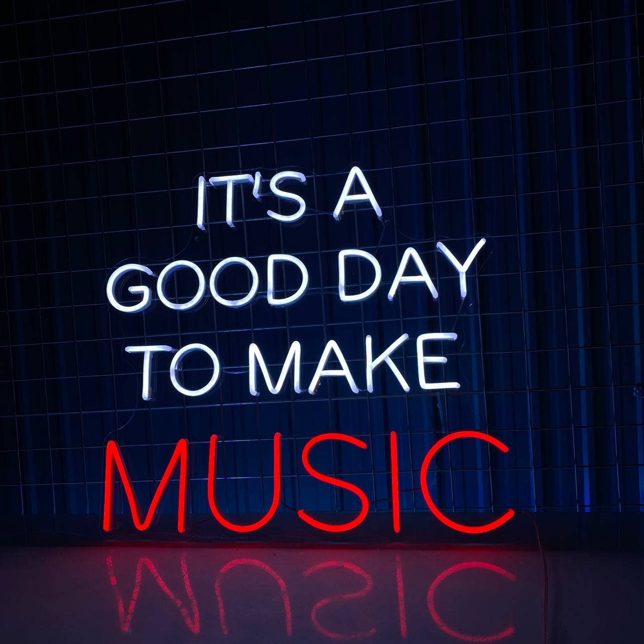 It's A Good Day To Make Music Neon Sign Music Wall Decor