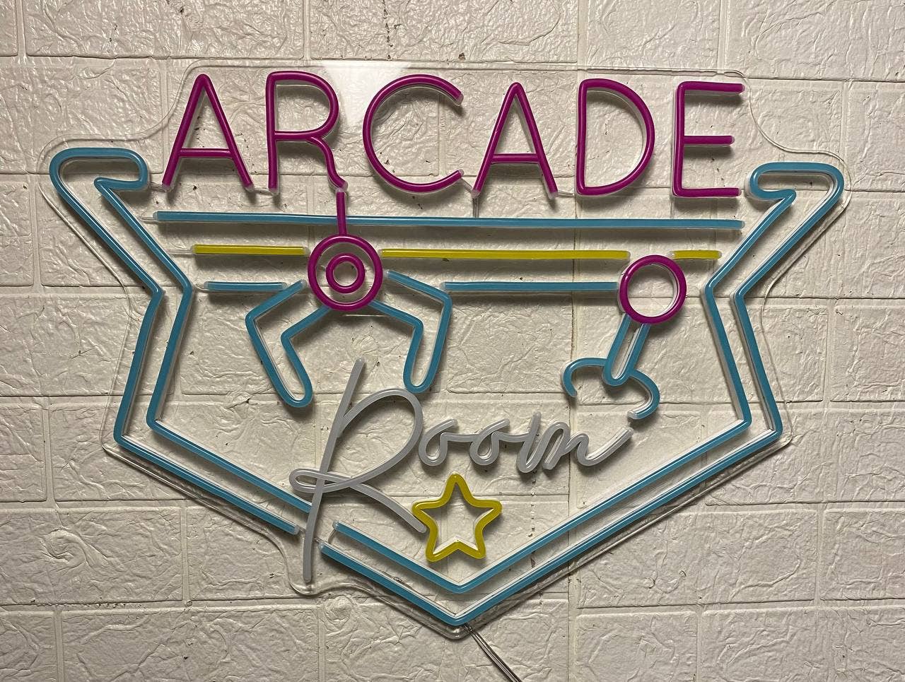 Arcade Room Neon Sign Arcade Machine Game Retro Led Sign