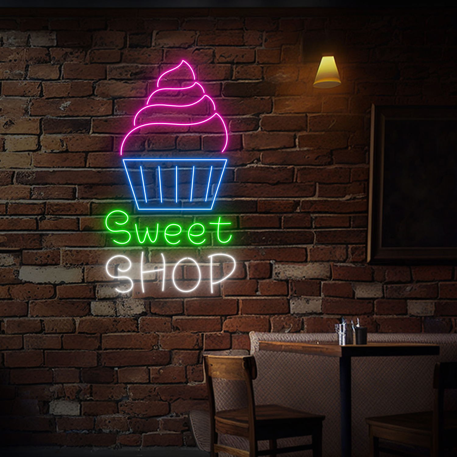 Sweet Icream Shop Neon Wall Decor