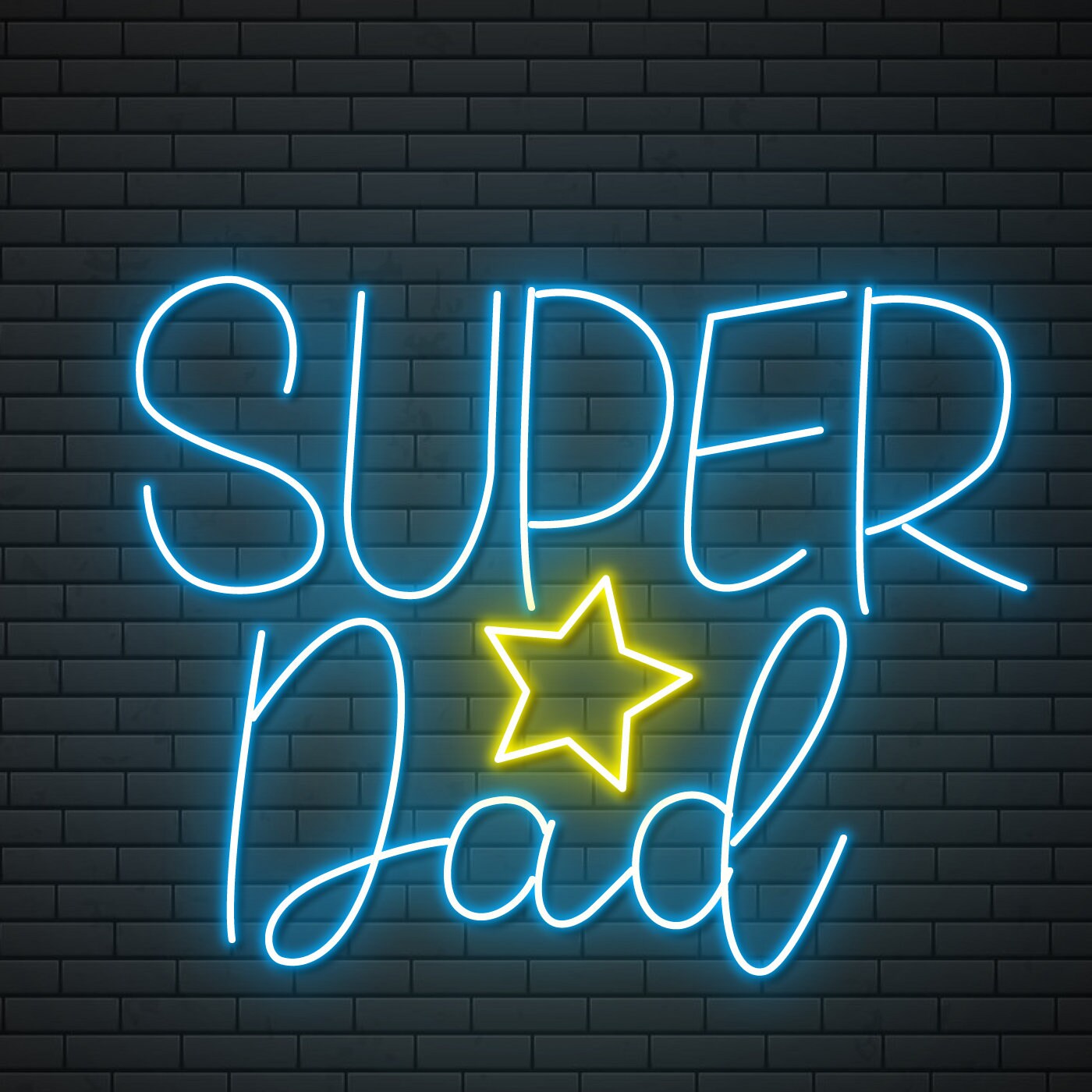 Super Dad Neon Sign Wall Decoration