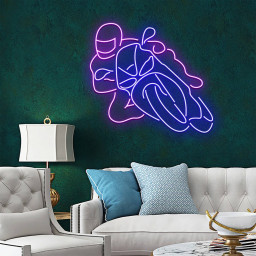 Motorbike Neon Signs Motorbike Sport Art Decor