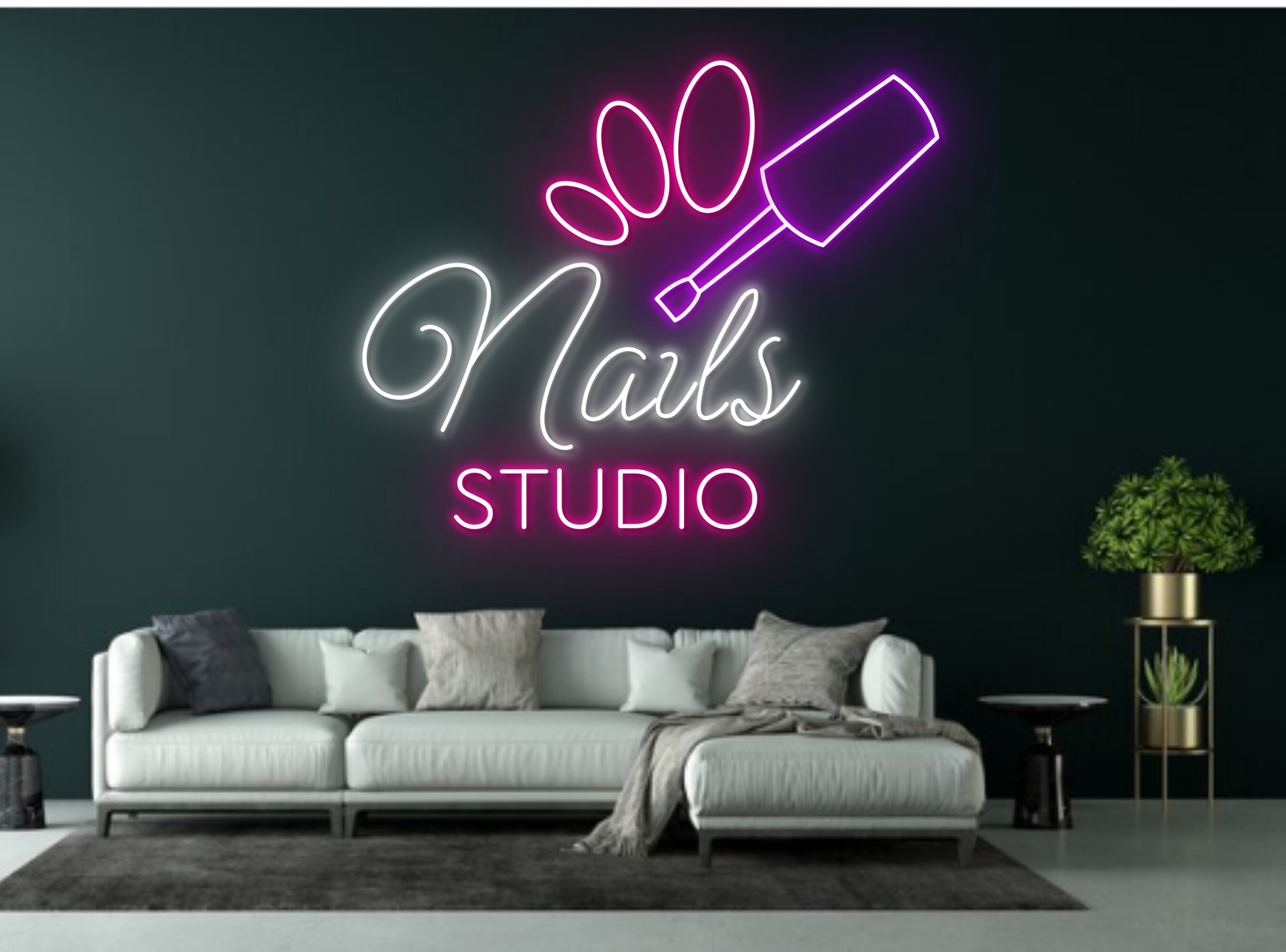 Nail Art Studio Salon Beauty Salon Neon Sign