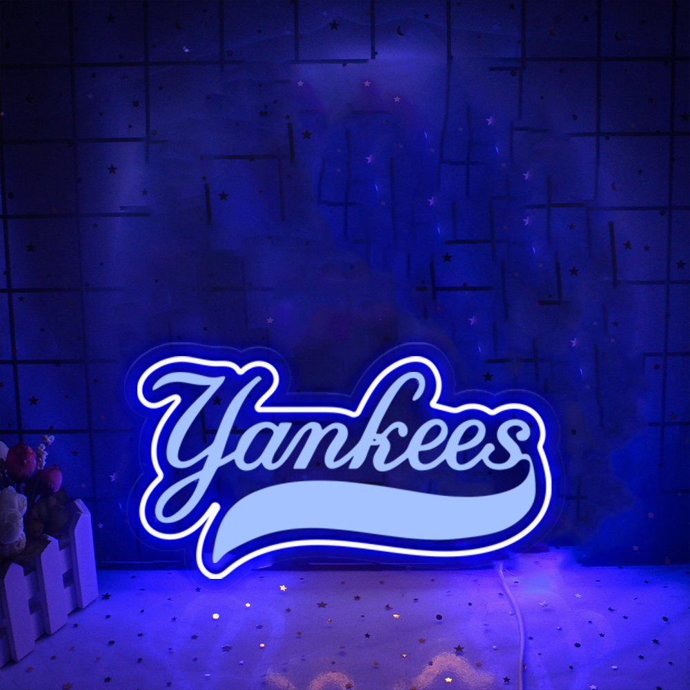 Baseball New York Yankees Laser Sign