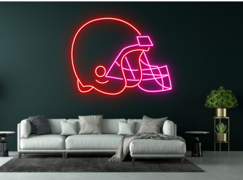 Baseball Hat Neon Sign Man Cave Wall Light for Home