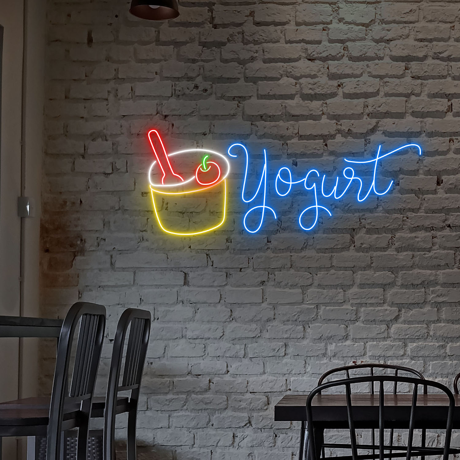 Yogurt Neon Sign Restaurant Wall Art Decor