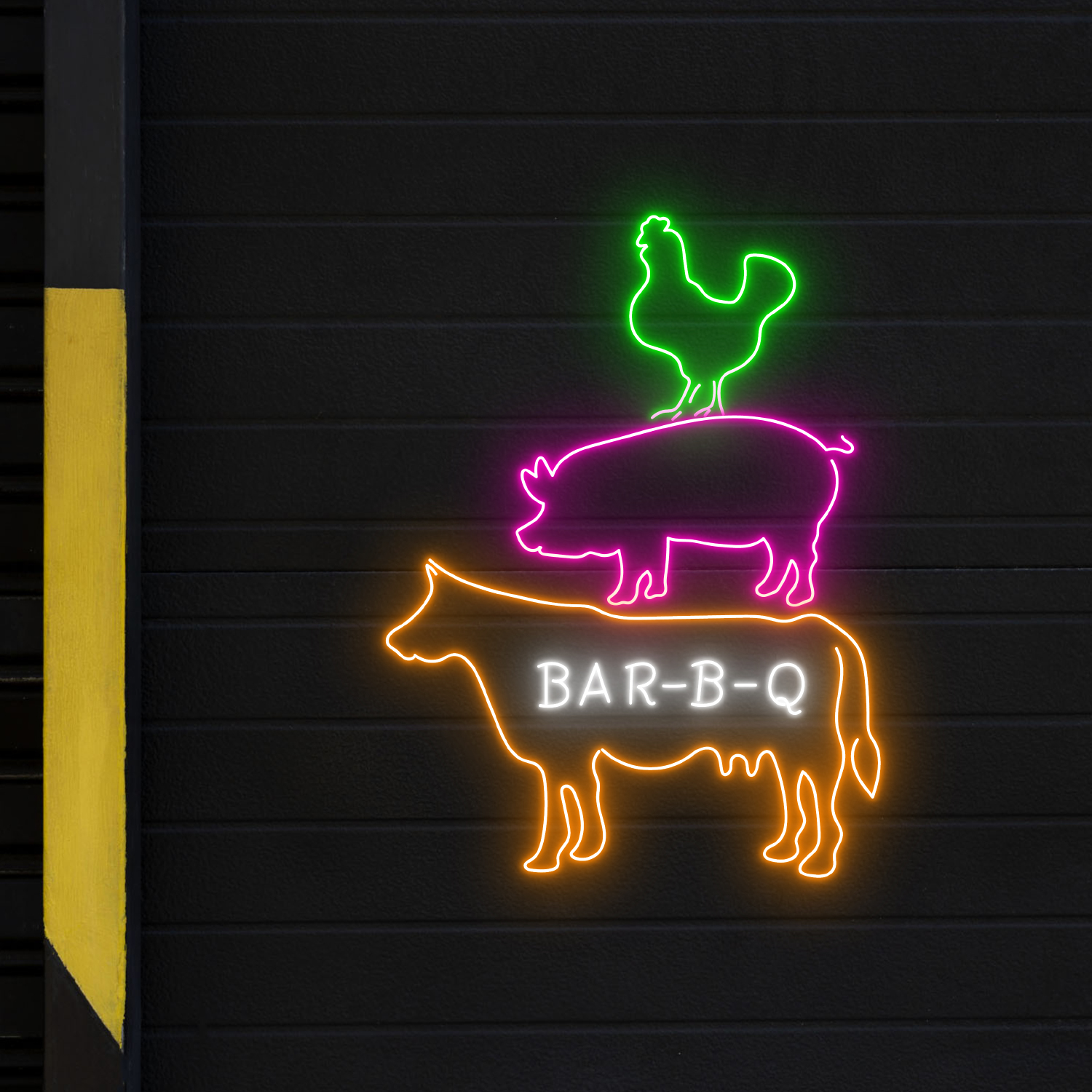 Barbecue Neon Sign BBQ Party Decor