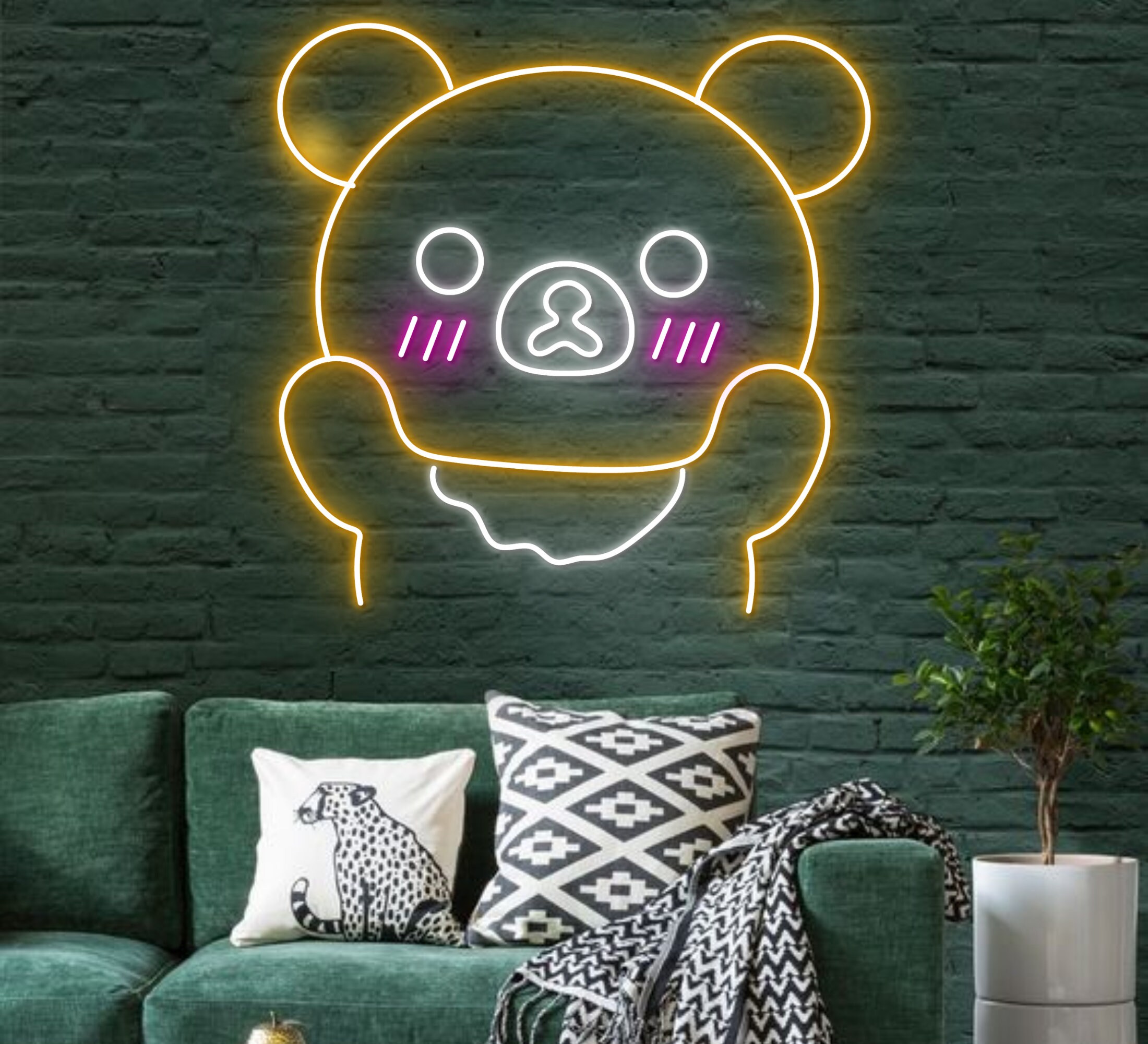 Cute Panda Neon Sign