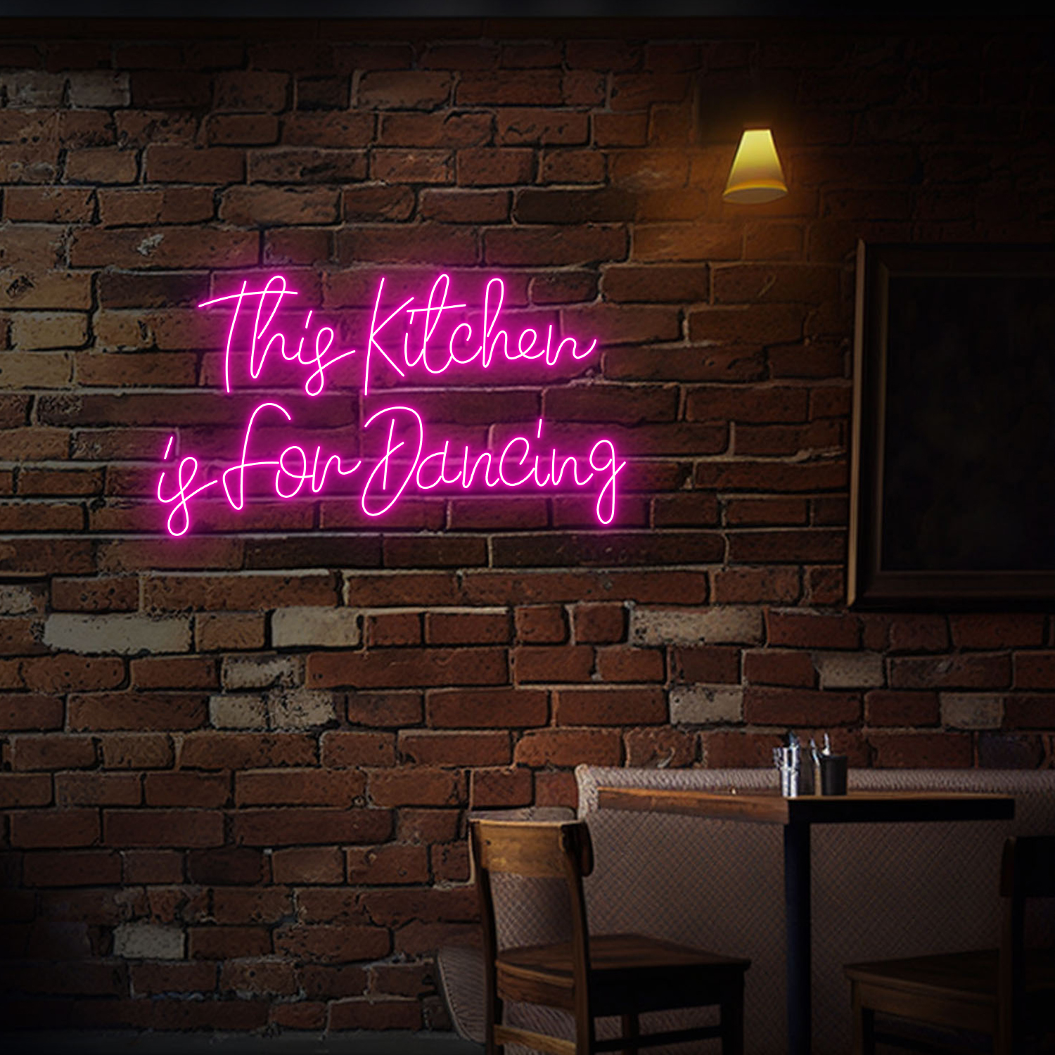 This Kitchen Is For Dancing Neon Sign