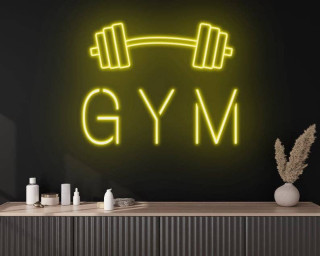 Gym Neon Sign Gym Fitness Man Cave Led Signboard Decor