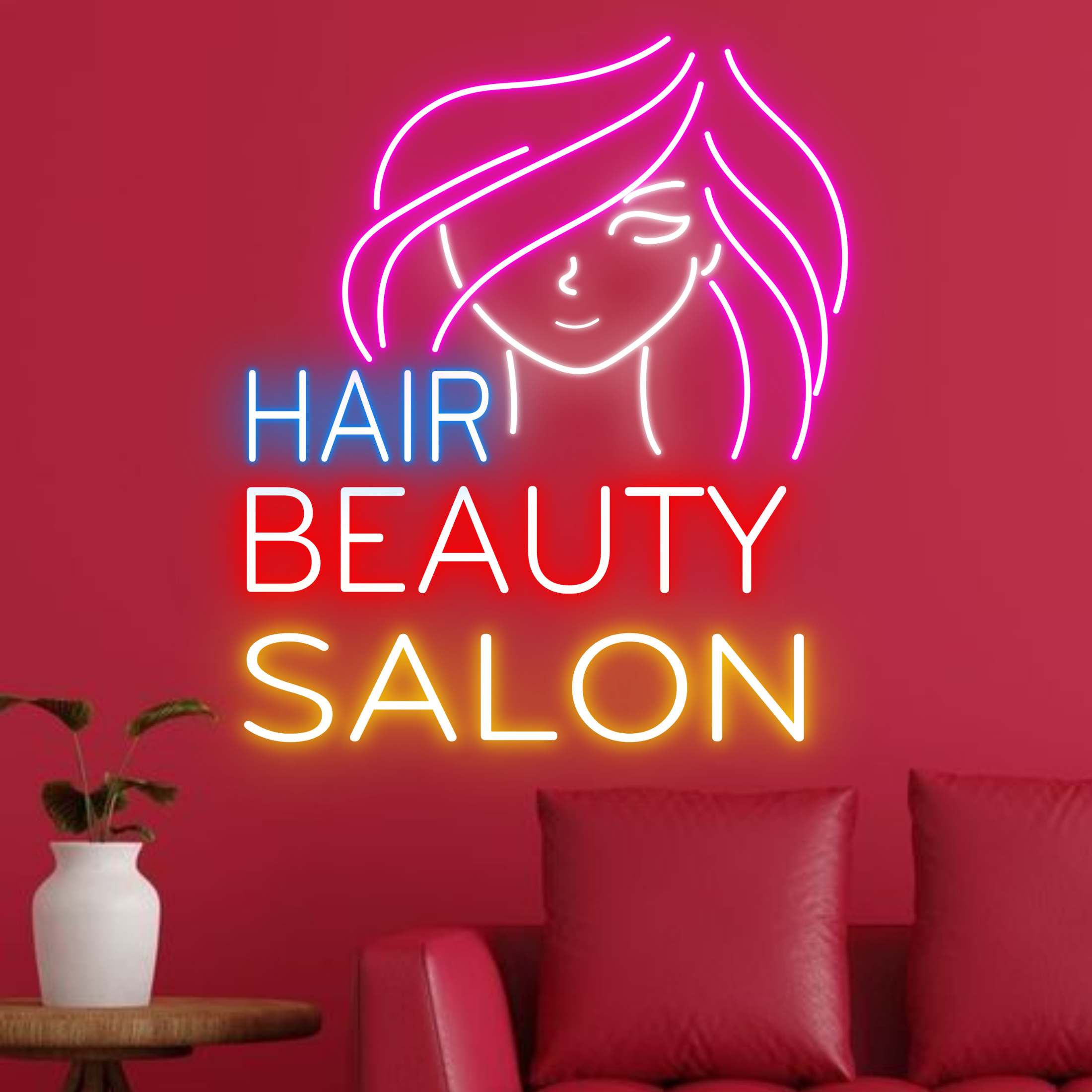 Hair Beauty Salon Neon Sign Spa Hair Salon Signboard Decor