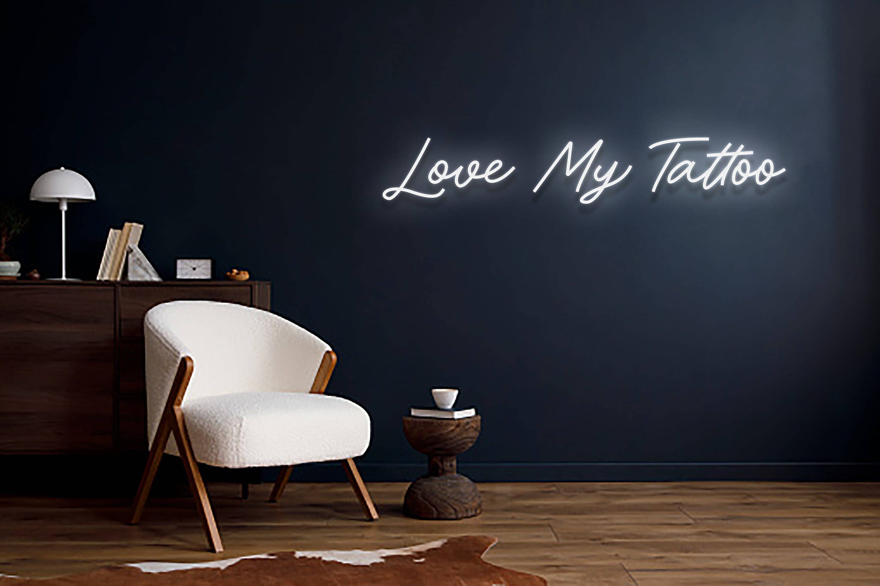 Love My Tattoo Neon Sign Tattoo Store/Shop Signboard Decor