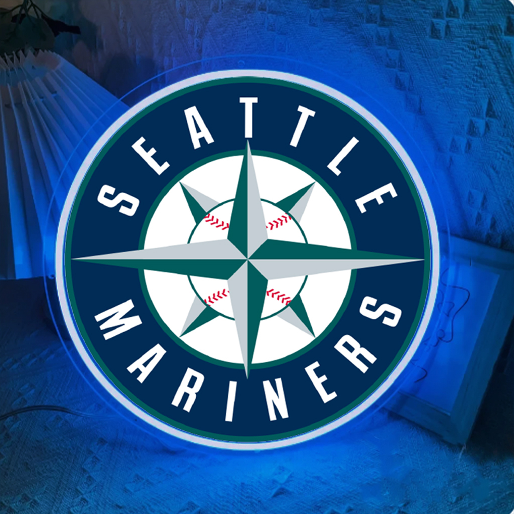 Seattle Mariners Baseball UV Sign