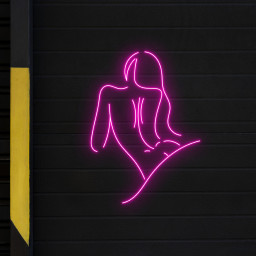 Beautiful Woman Body Neon LED Sign Line Art Wall Decor