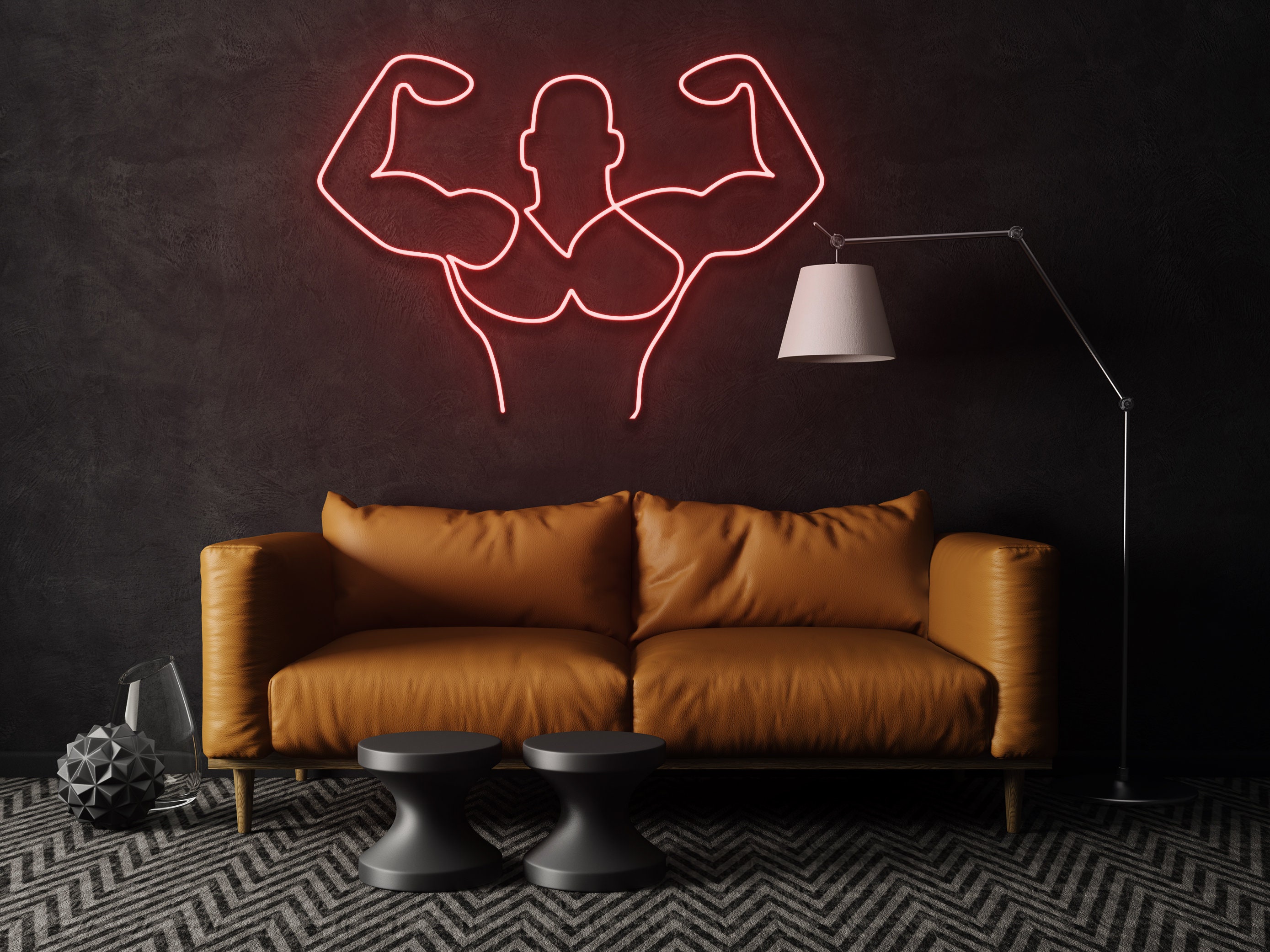 Arm Muscles Neon Sign Wall Decoration Gift