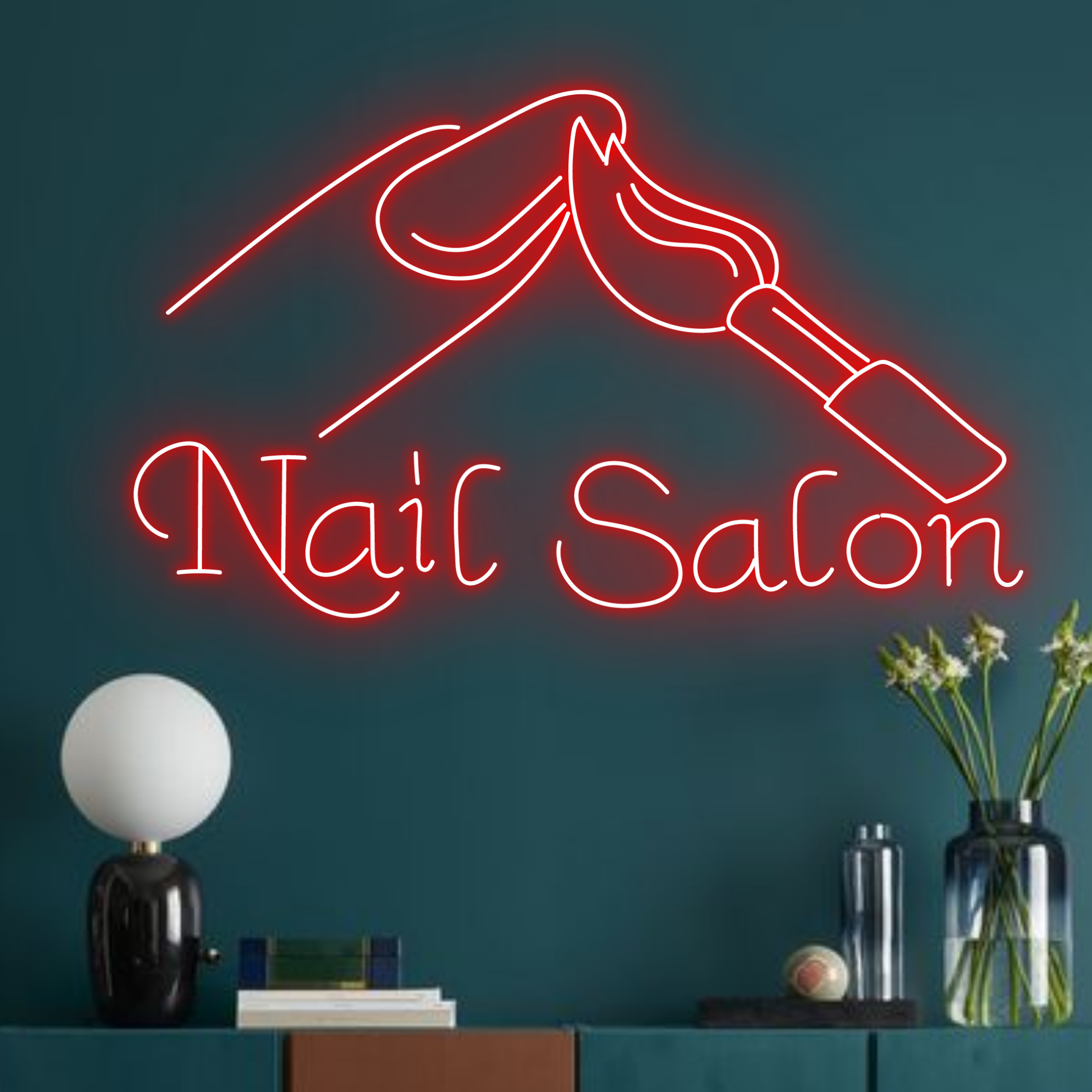 Nail Salon Neon Signs Nail Salon Shop Wall Decor Signboard