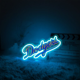 LA Dodgers Baseball UV Sign