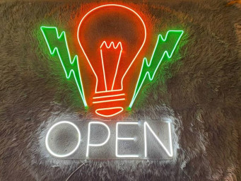 Open Welcome Sign Neon Sign for shop Bar Pub Decor