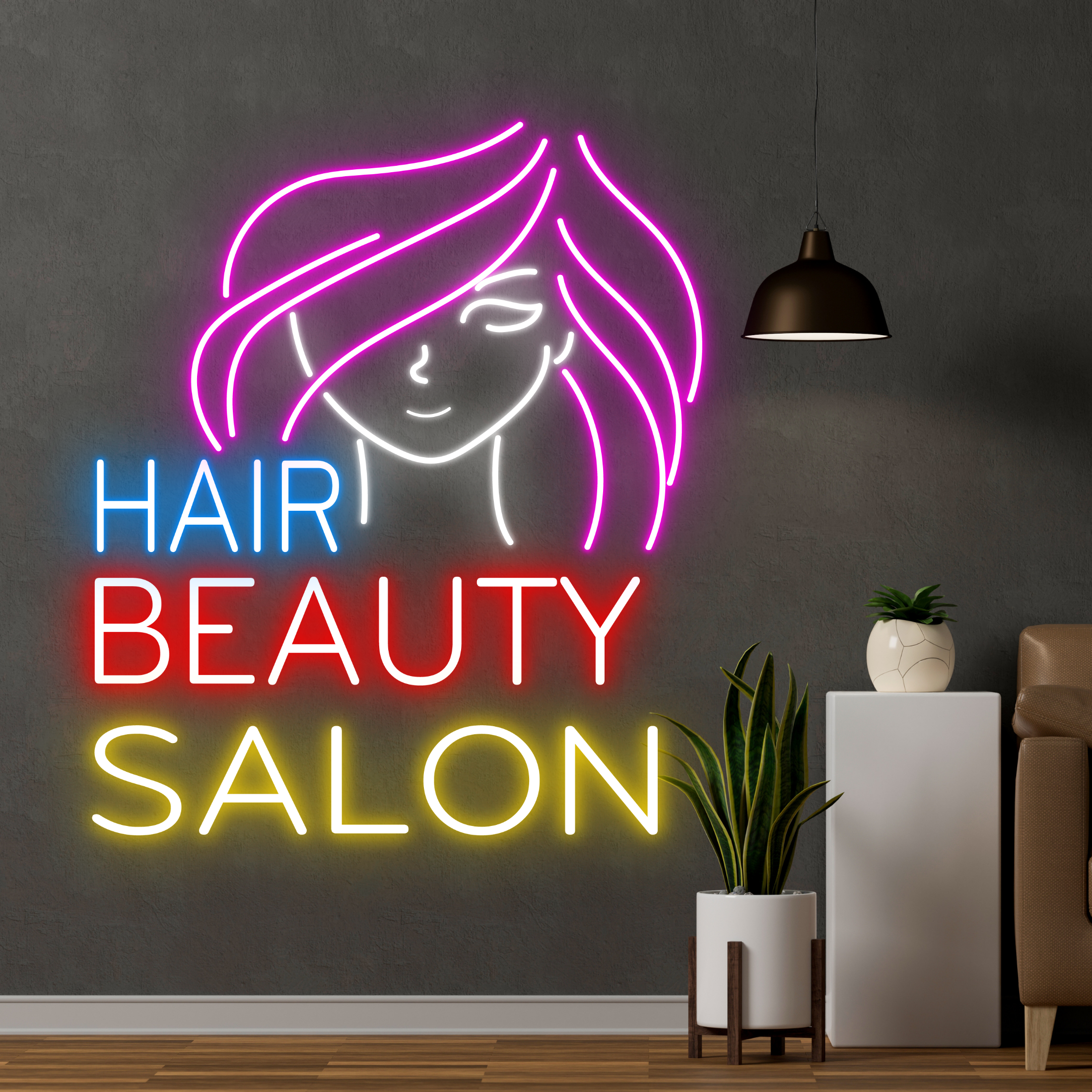 Hair Beauty Salon Neon Sign Spa Hair Salon Signboard Decor