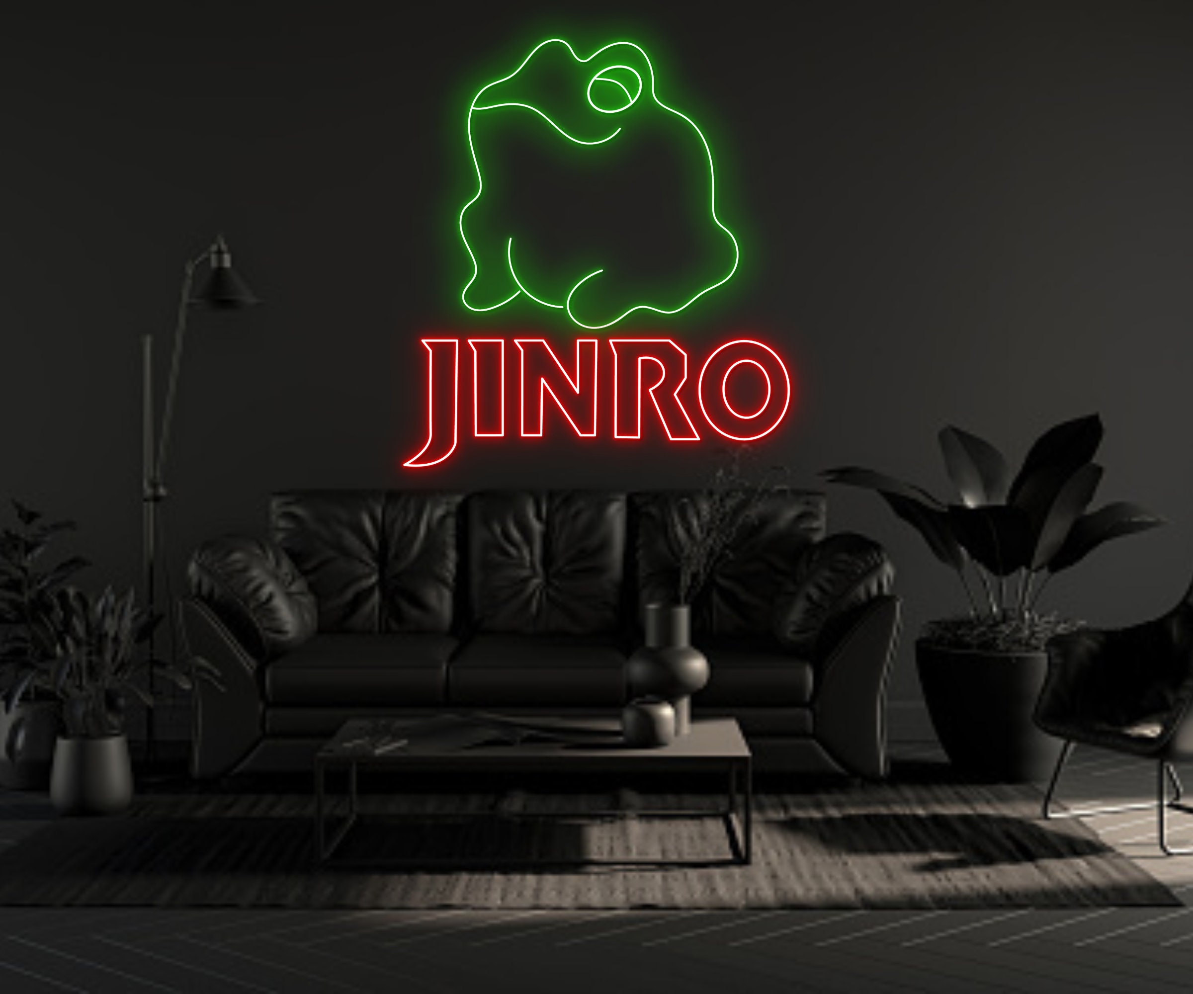 Jinro BBQ Restaurant Neon Sign