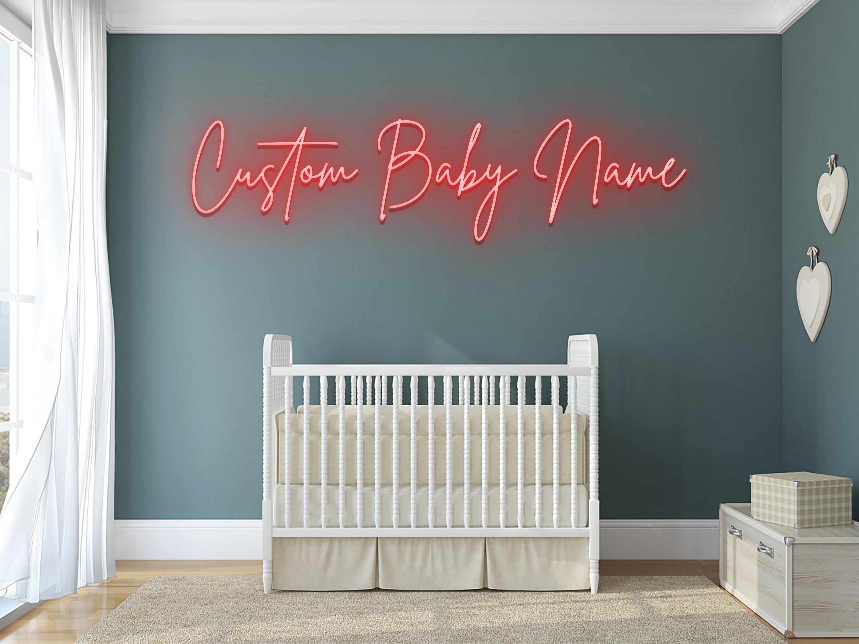 Custom Baby Name Neon Sign