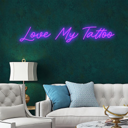 Love My Tattoo Neon Sign