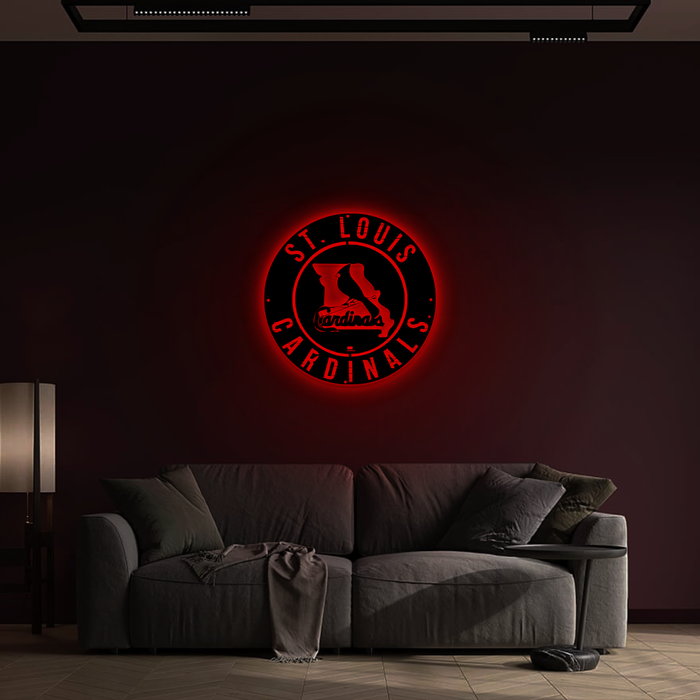 St. Louis Cardinals Metal Sign