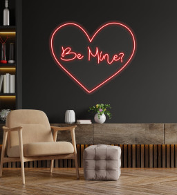 Be Mine Neon Sign Bedroom Decor