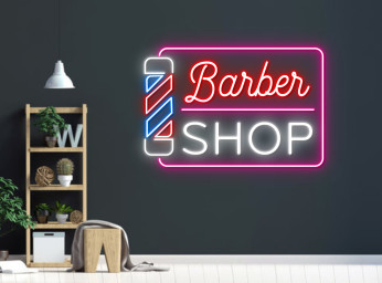 Barber Shop Neon Sign Wall Decor Gift