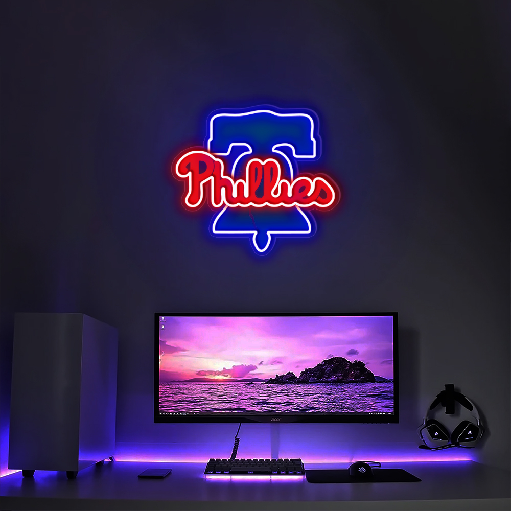 Philadelphia Phillies Baseball UV Sign