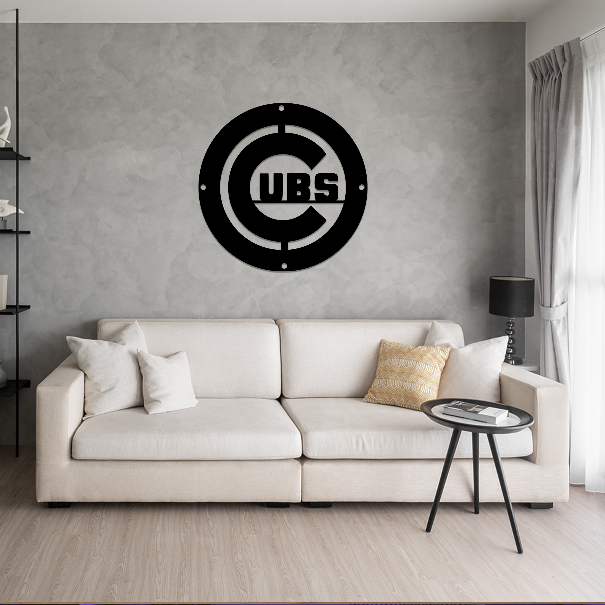 Chicago Cubs Baseball Metal Sign