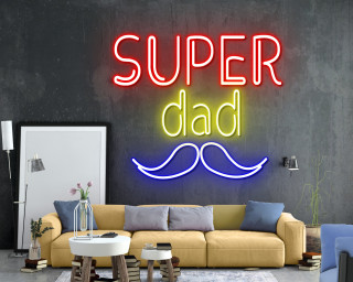 Super Neon Sign Father Day Idea