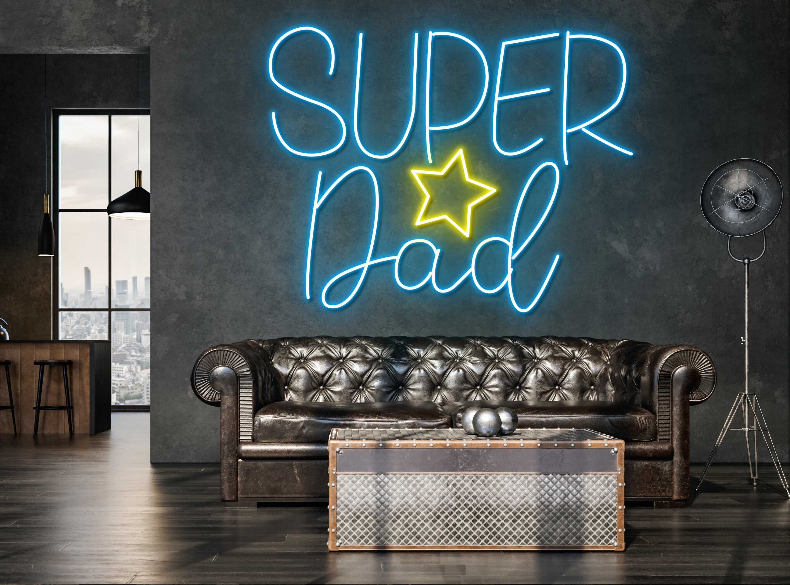 Super Dad Neon Sign Wall Decoration