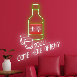 Soju Come Here Ofter Neon Signs Soju Bar Sign Decor