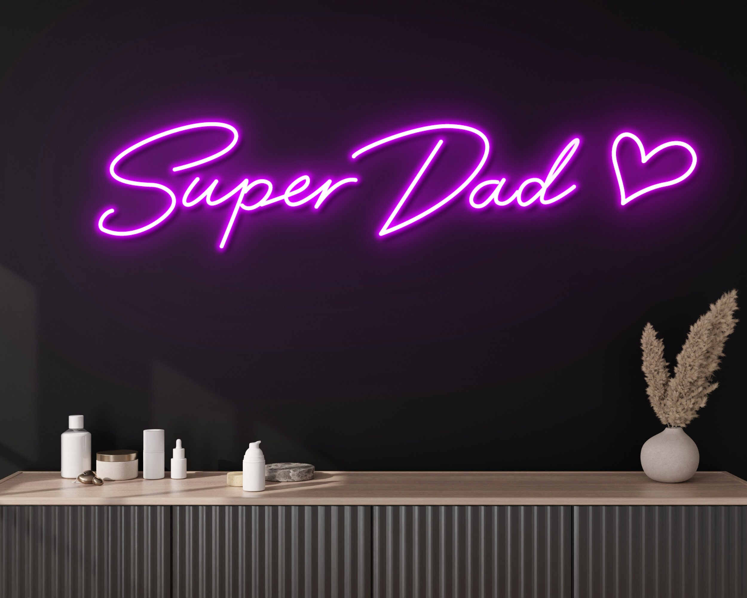 Super Dad Neon Sign Wall Art Decor