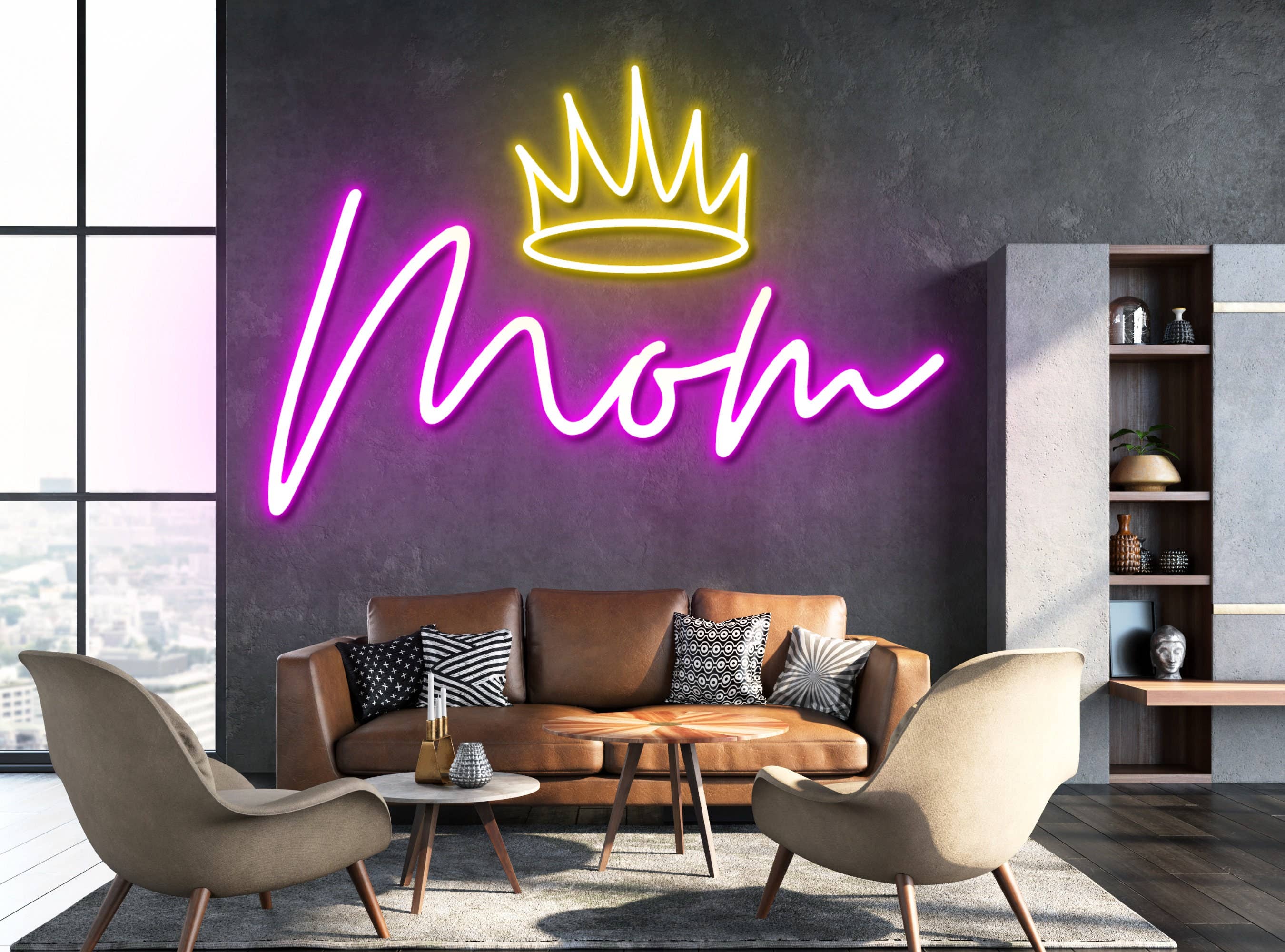 Queen Mom Neon Sign