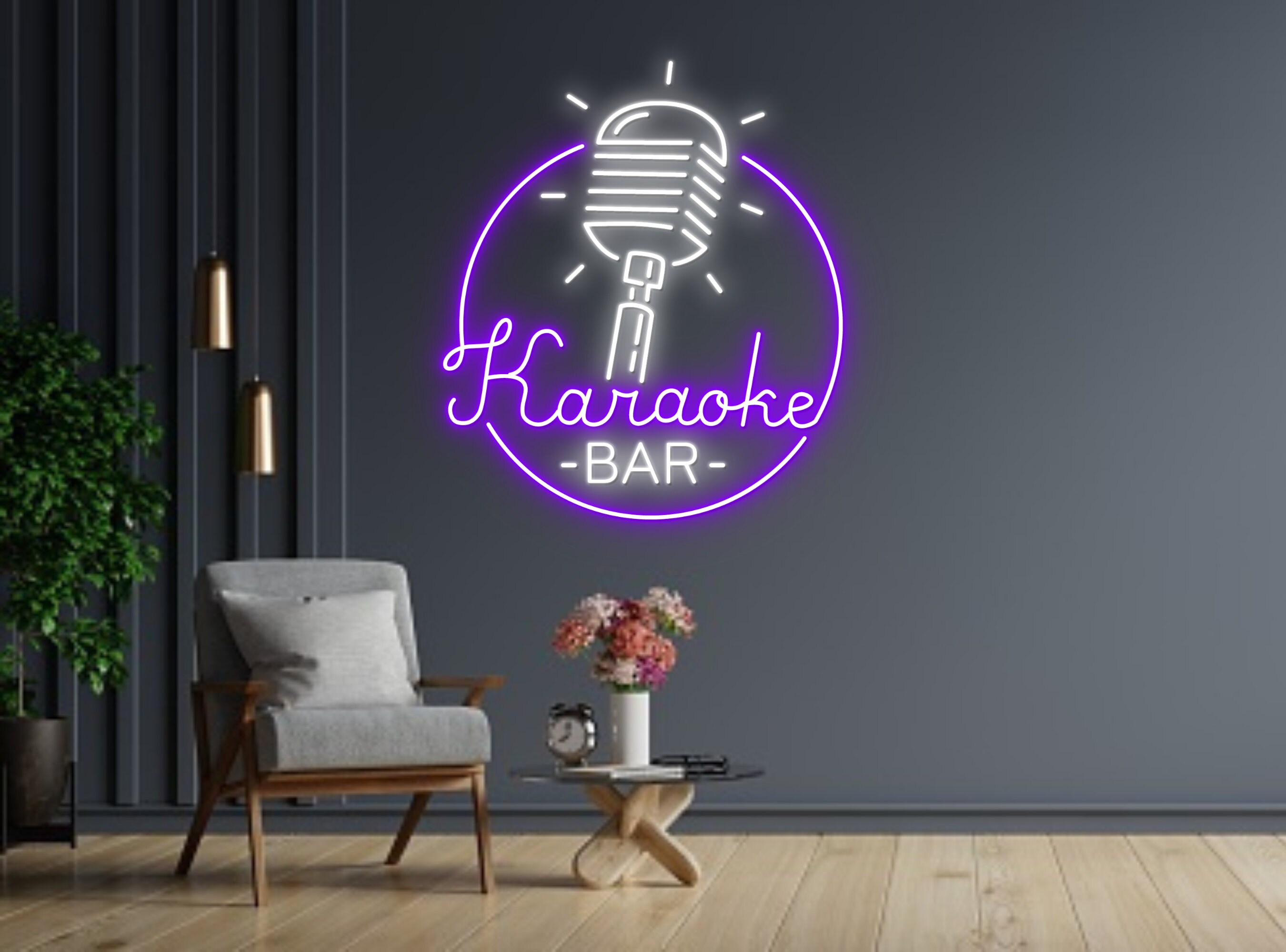 Karaoke Party Night Bar Neon Sign Decor Signage