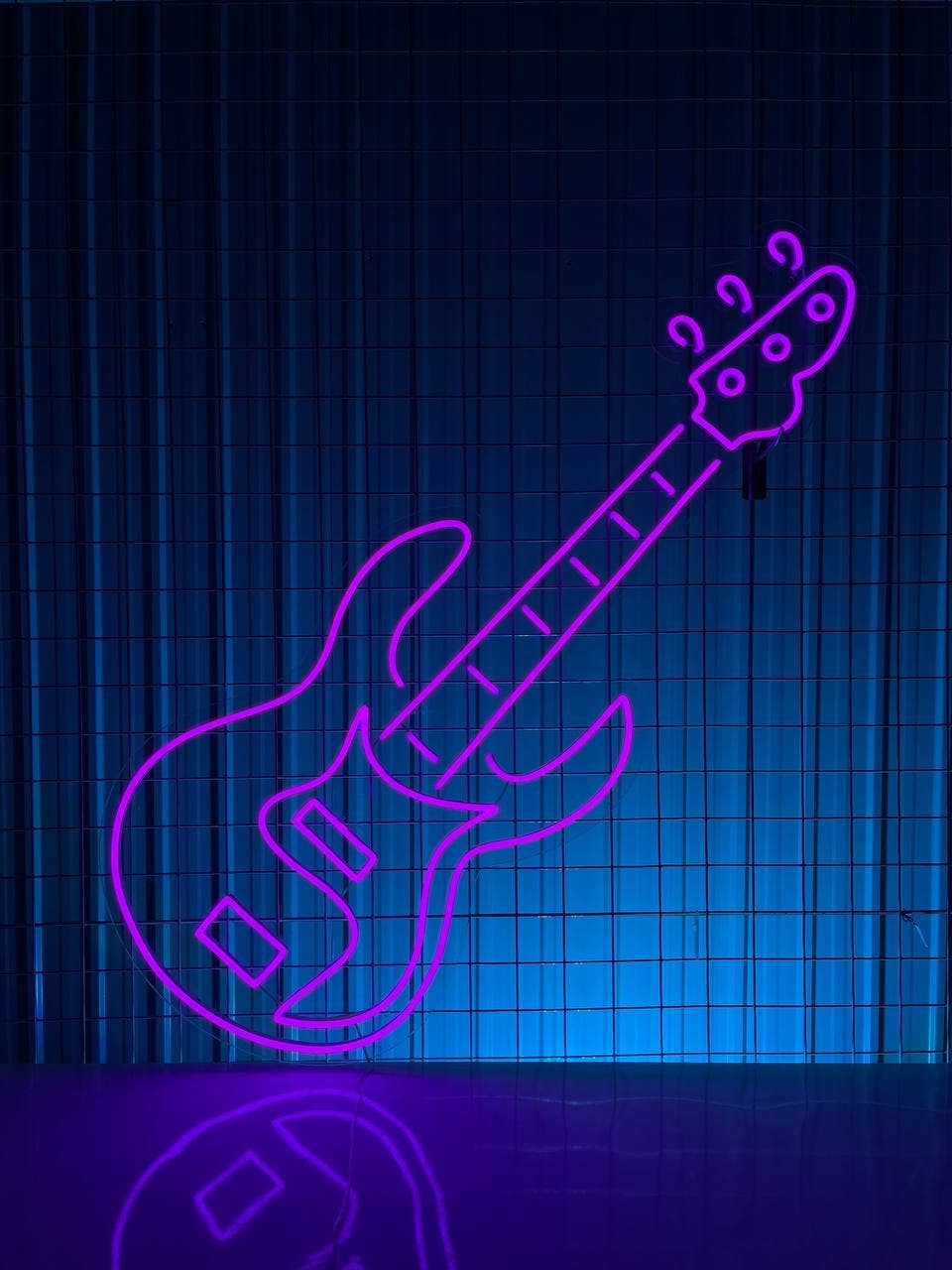 Guitar Neon Signs Musical Instrument Store Sign Decor